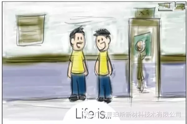 人生就是。。。 和好朋友在教室外面一起罰站